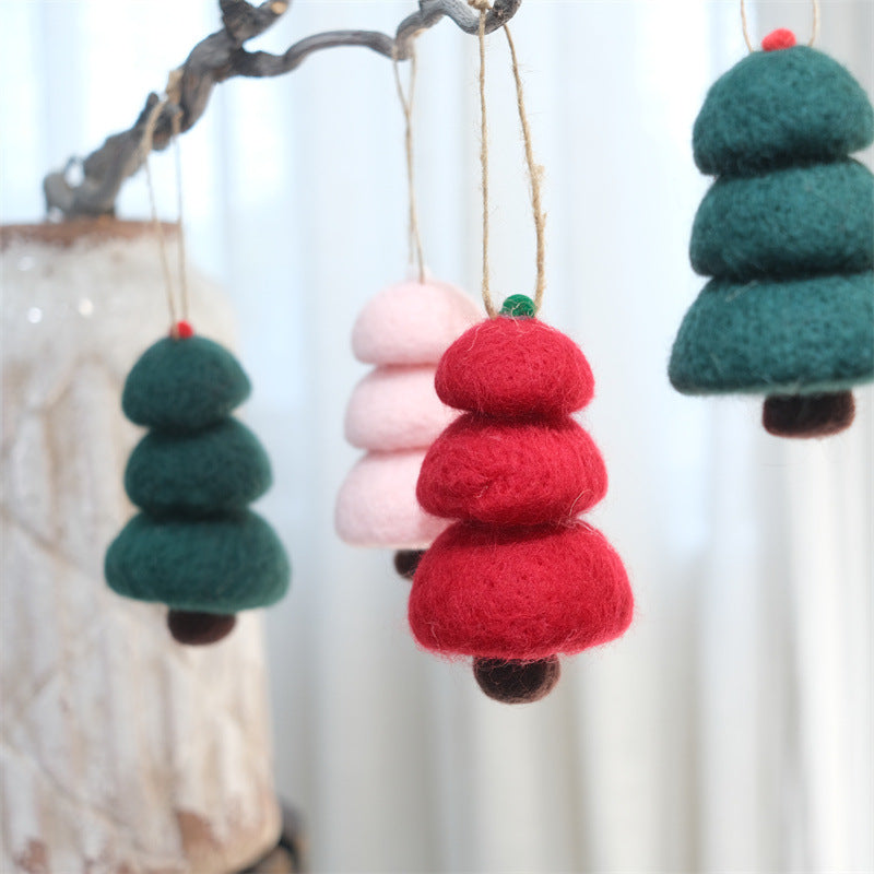 Felt Christmas Tree Ornament for Cozy Holiday Decor