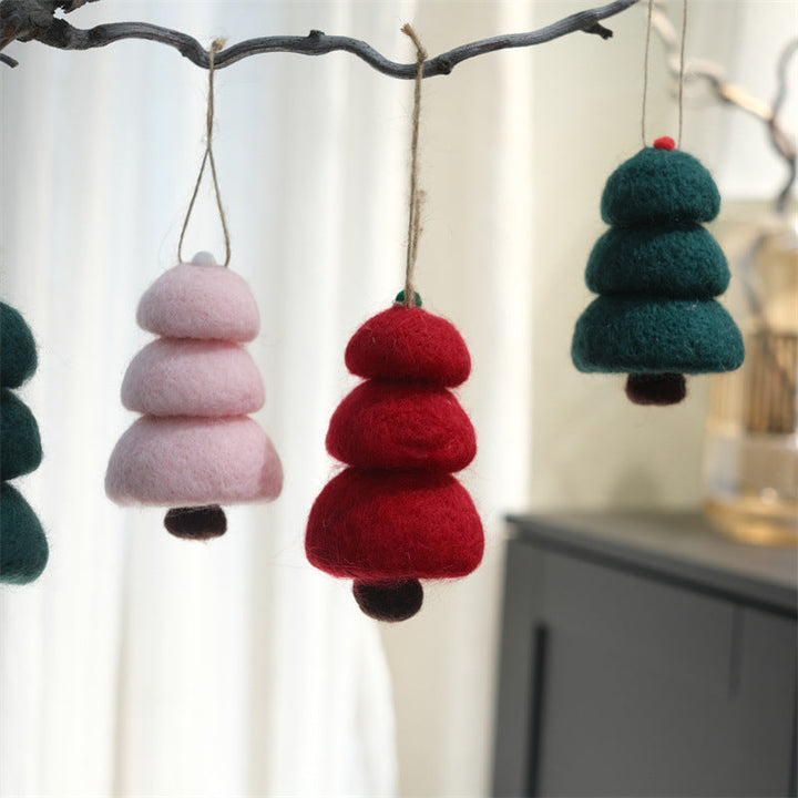 Felt Christmas Tree Ornament for Cozy Holiday Decor