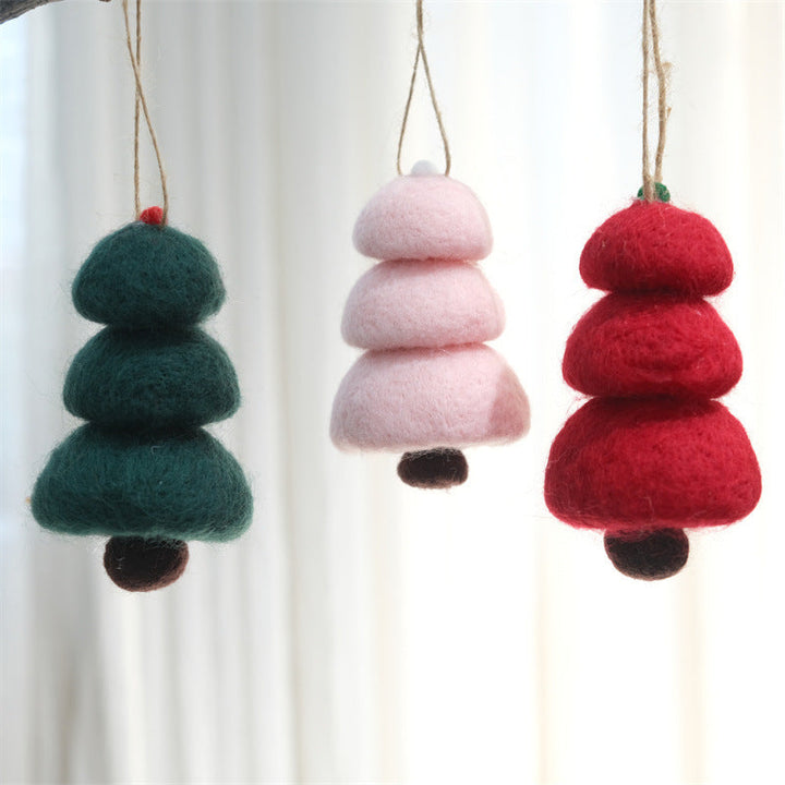 Felt Christmas Tree Ornament for Cozy Holiday Decor