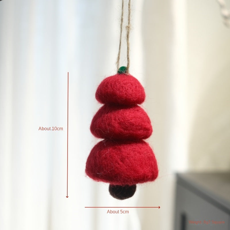 Felt Christmas Tree Ornament for Cozy Holiday Decor