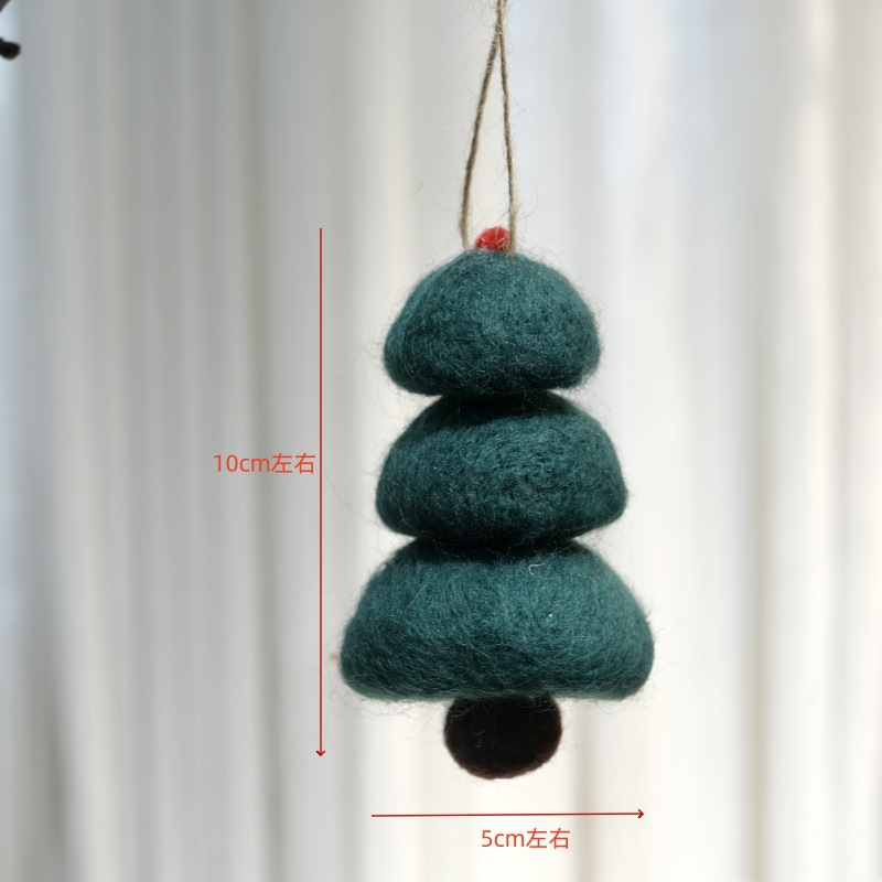 Felt Christmas Tree Ornament for Cozy Holiday Decor