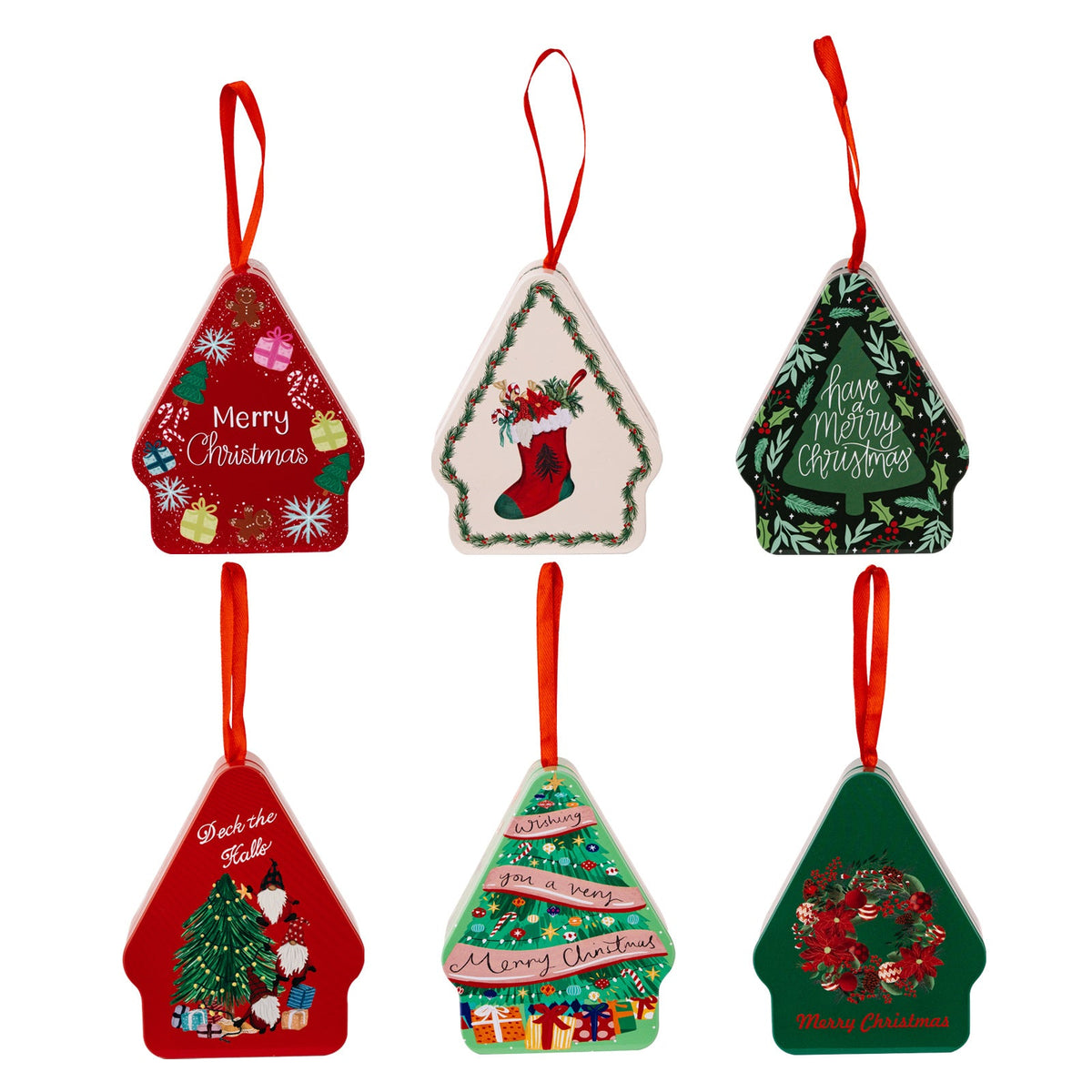 Christmas Decorative Tin Gift Box for Festive Treats