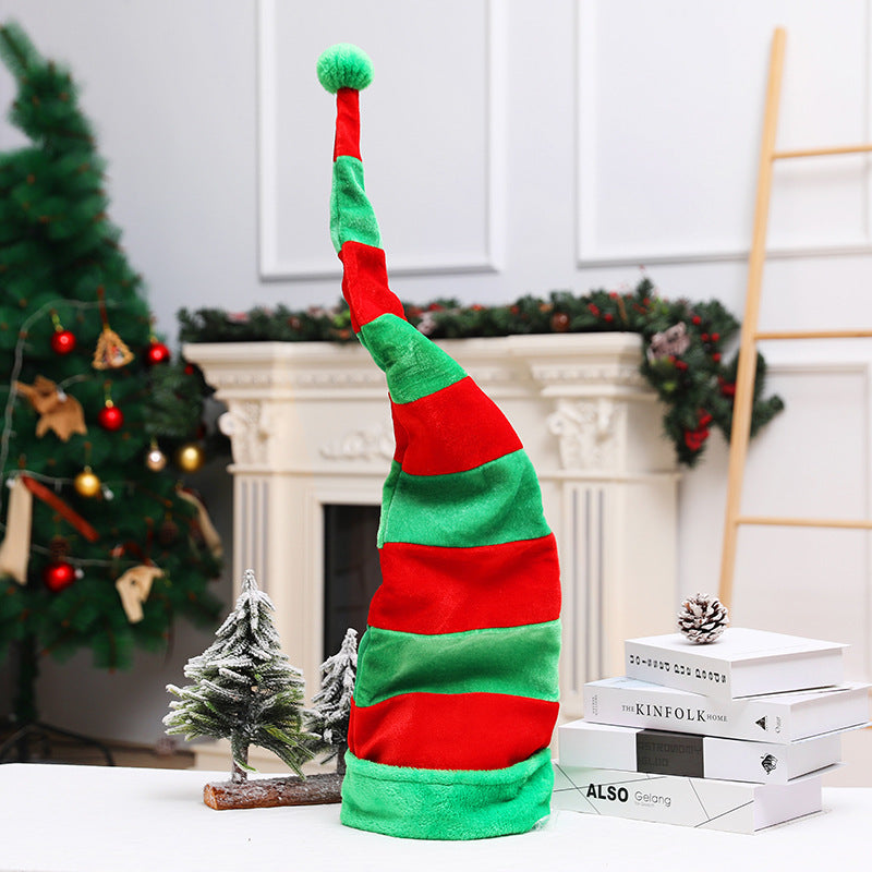 Christmas Party Hat, Extra-Long Plush Festive Fun Look