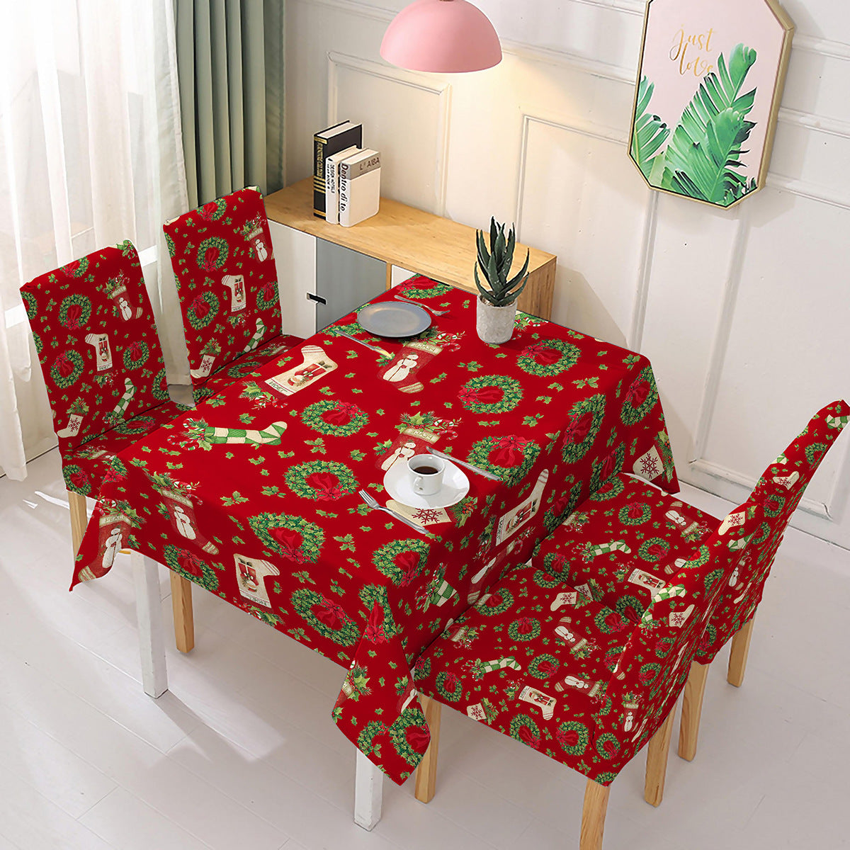 Christmas Tablecloth & Chair Covers for Festive Dining