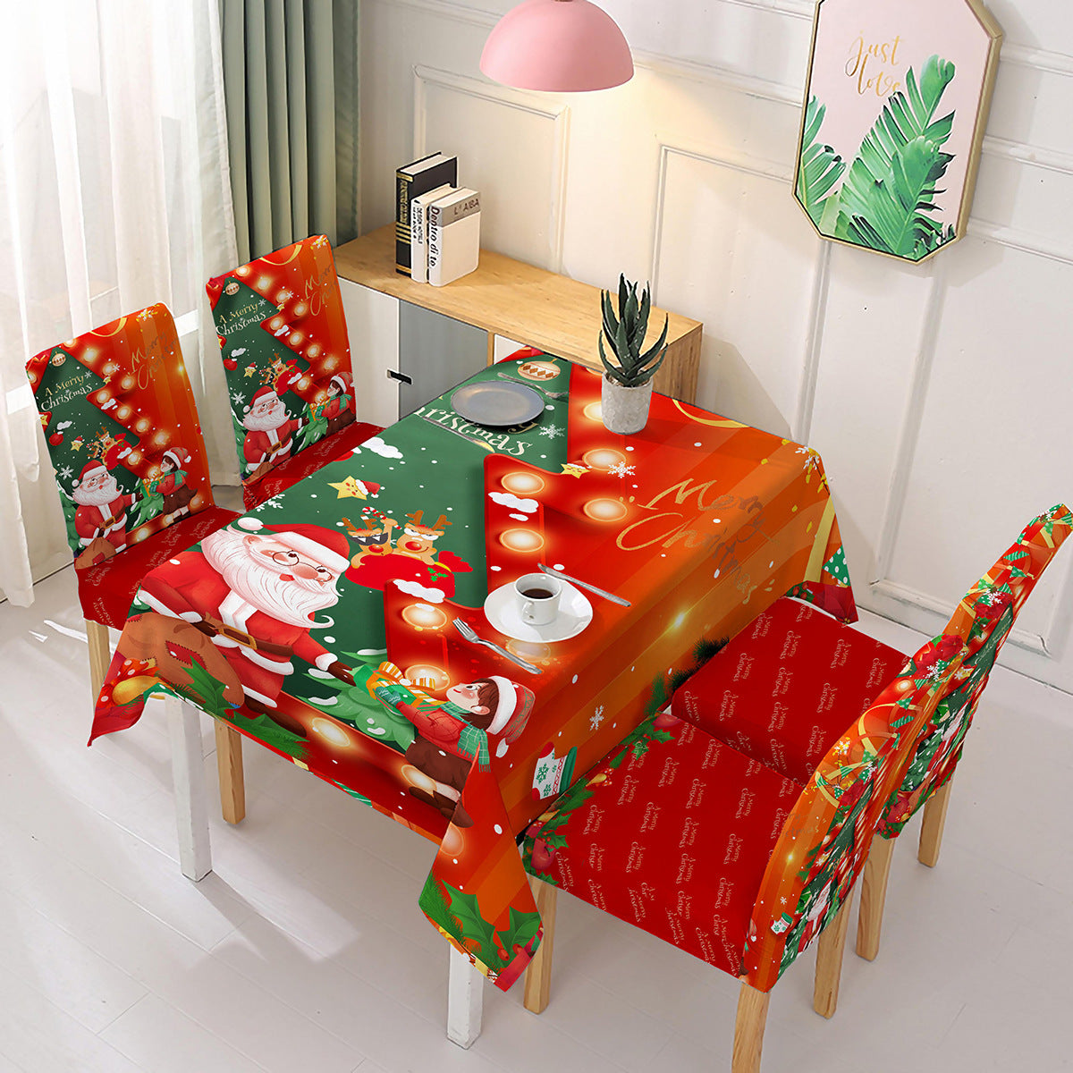 Christmas Tablecloth & Chair Covers for Festive Dining