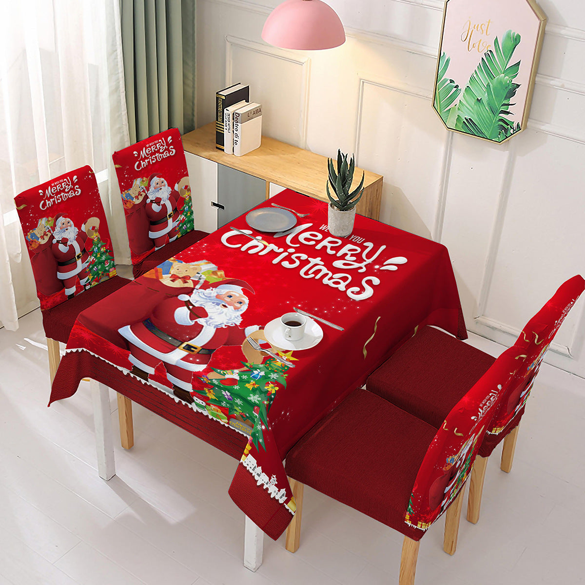 Christmas Tablecloth & Chair Covers for Festive Dining