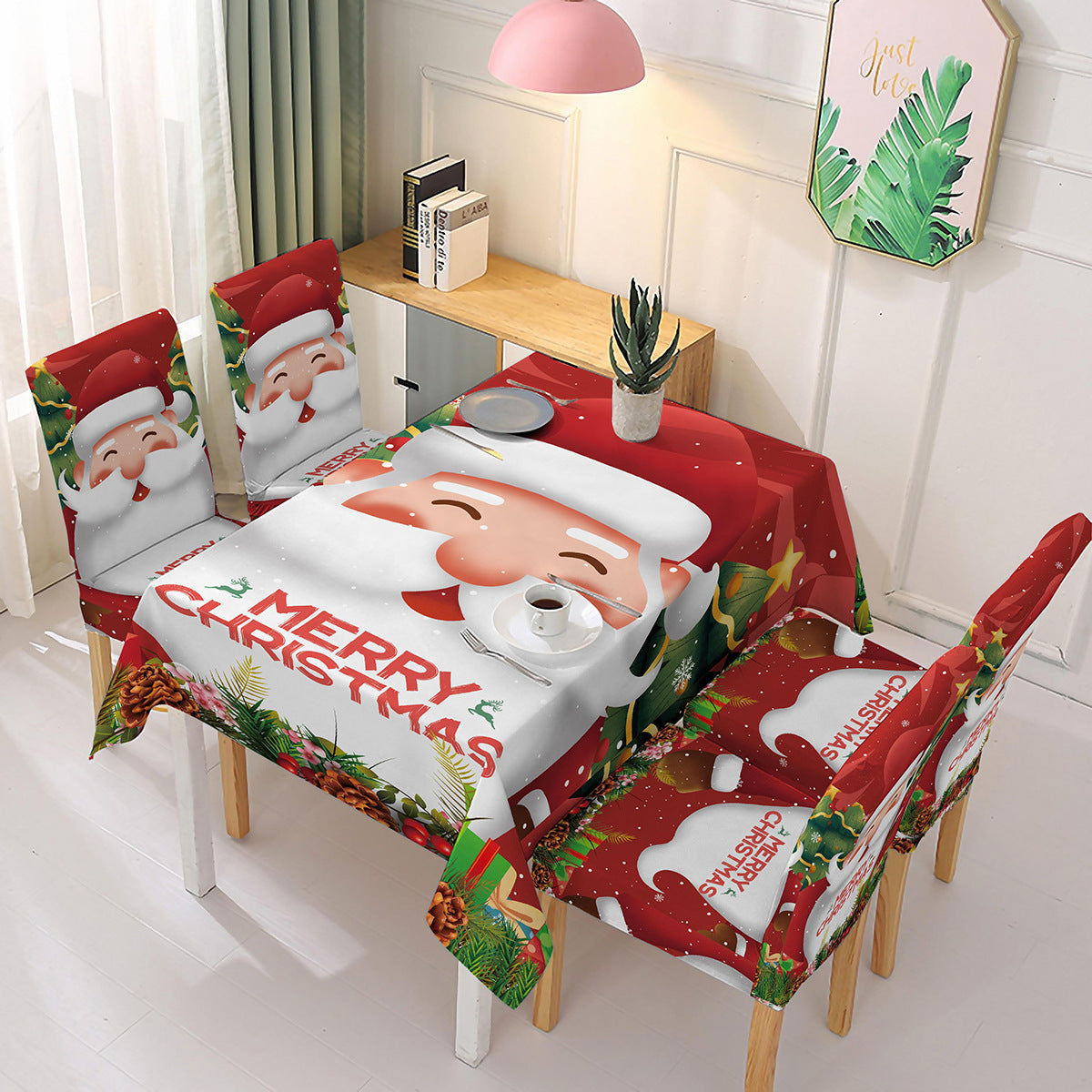 Christmas Tablecloth & Chair Covers for Festive Dining