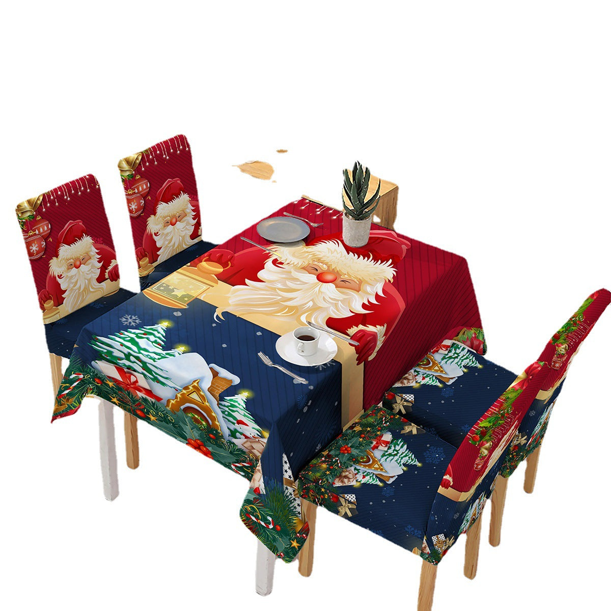 Christmas Tablecloth & Chair Covers for Festive Dining