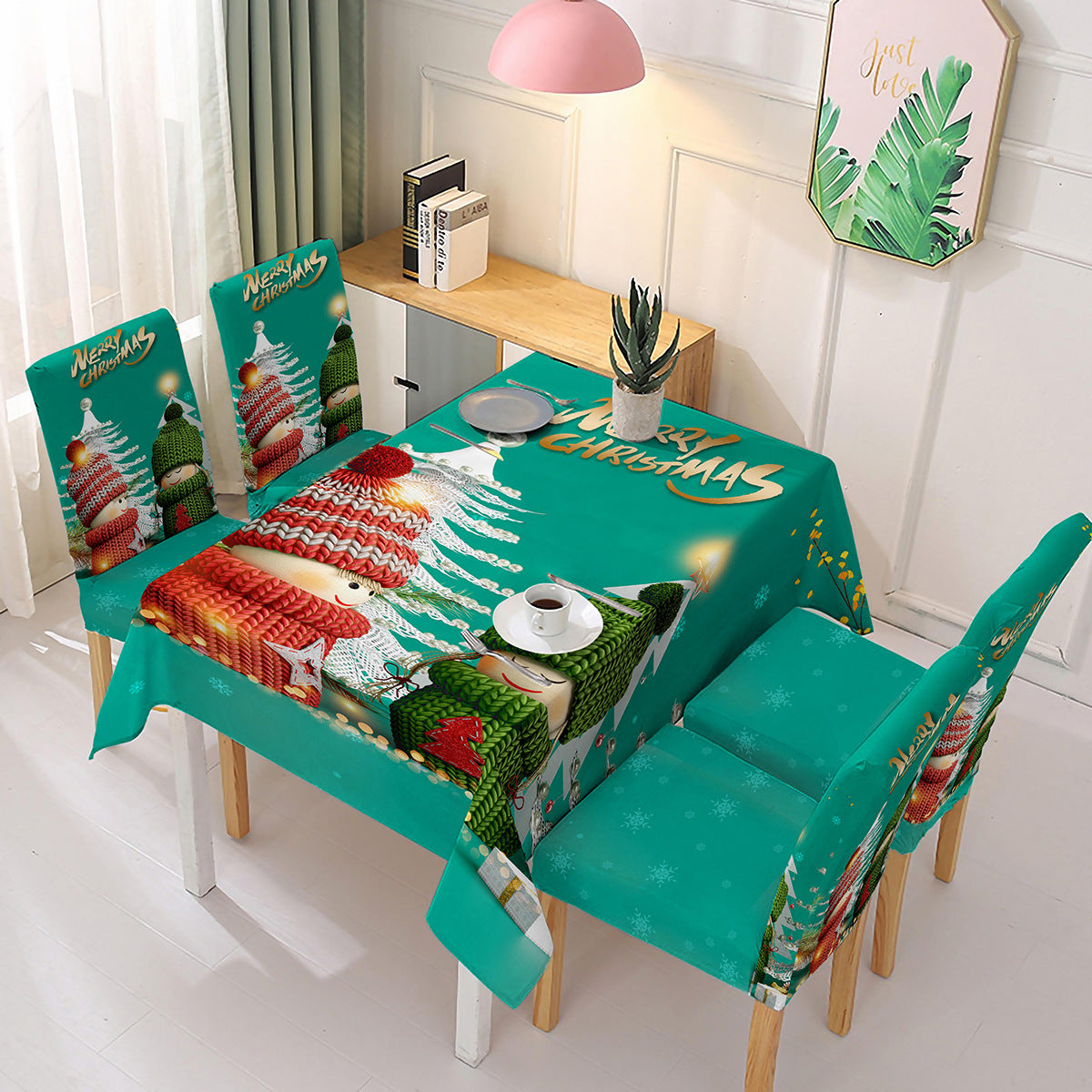 Christmas Tablecloth & Chair Covers for Festive Dining