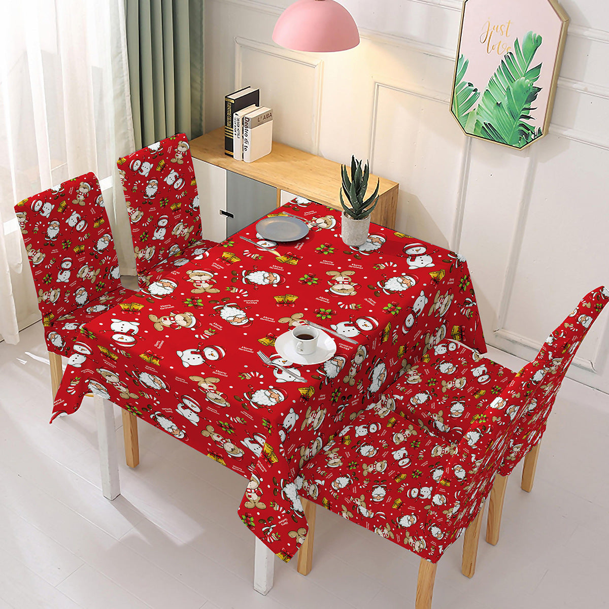 Christmas Tablecloth & Chair Covers for Festive Dining