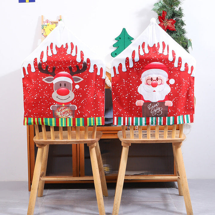 Christmas Chair Covers for Playful Festive Dining Decor