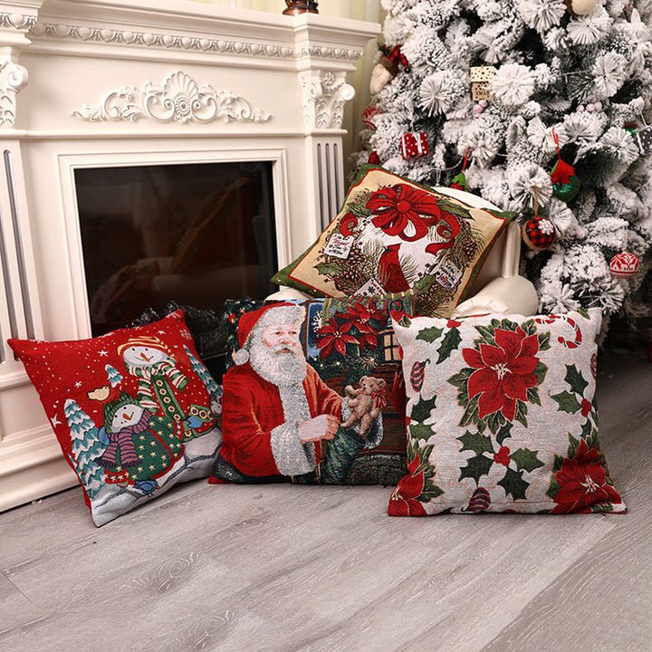 Christmas Pillow Cover for Classic Christmas Decor