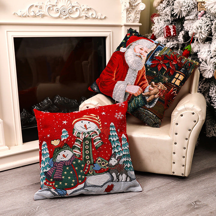 Christmas Pillow Cover for Classic Christmas Decor