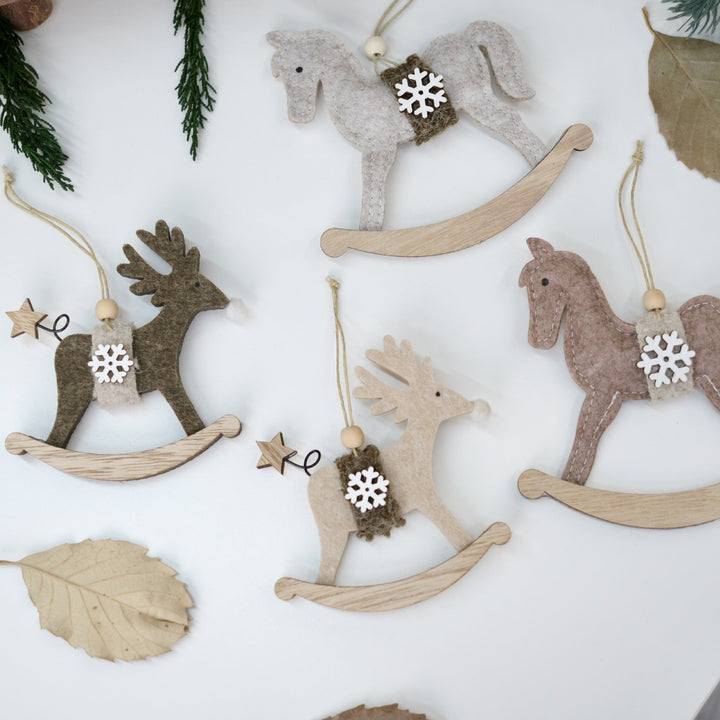 Nordic Felt Christmas Ornaments for Cozy Tree Decor