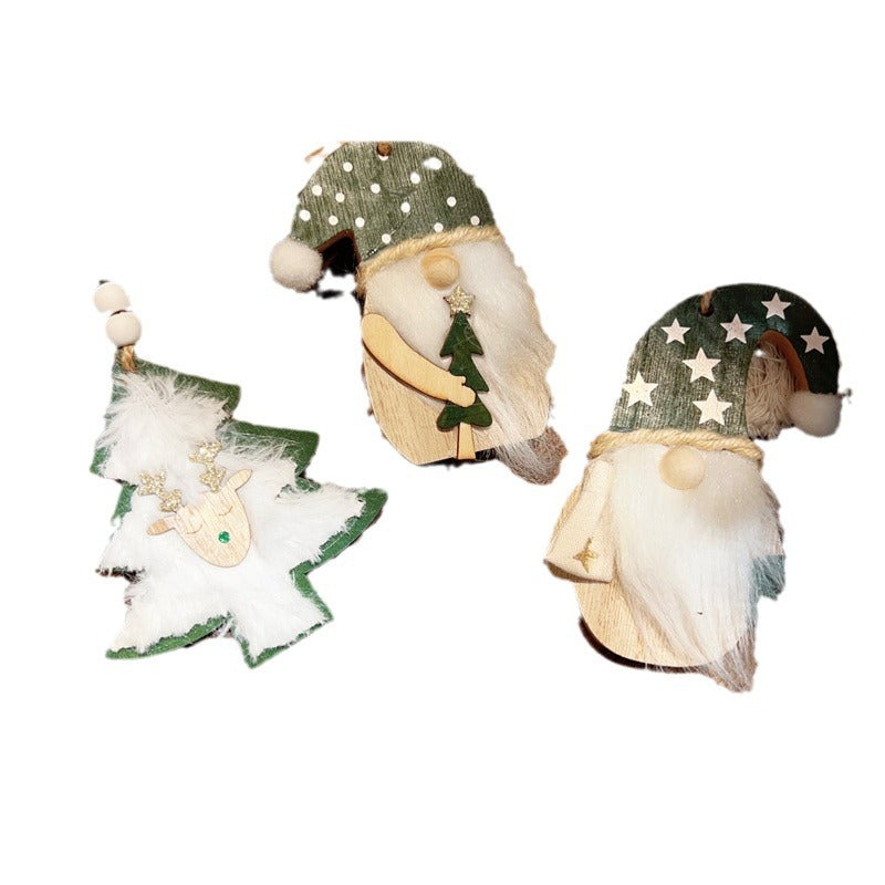 Wooden Christmas Ornaments for Cozy Nordic Charm Decor