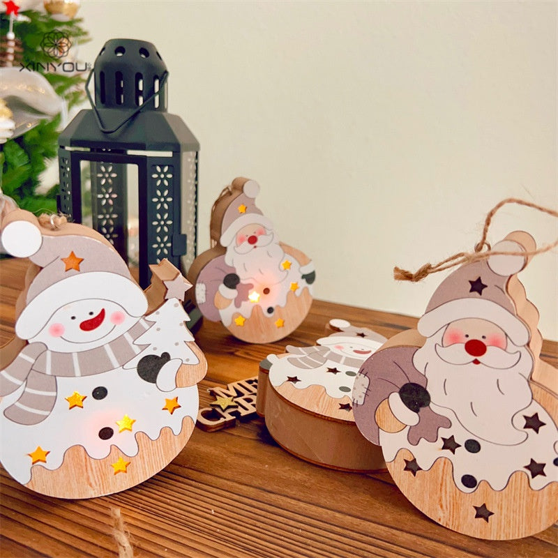Nordic Wooden Christmas Ornaments With A Warm Glow