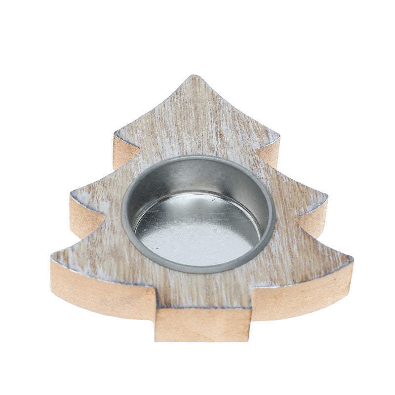 Wooden Christmas Candle Holders for Cozy Nordic Warmth
