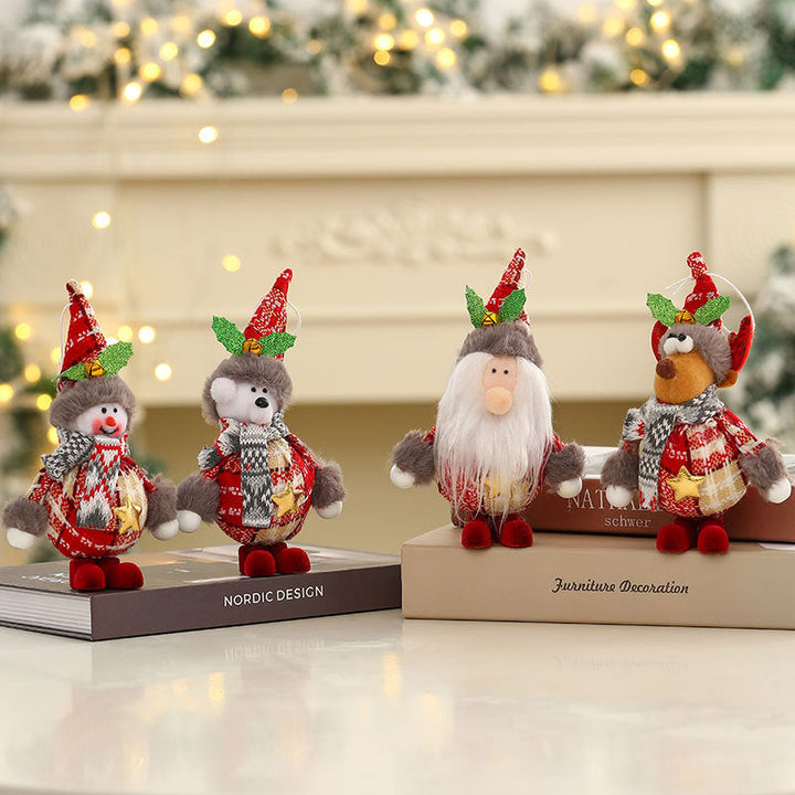 Plush Christmas Ornaments for Cozy Holiday Decorating