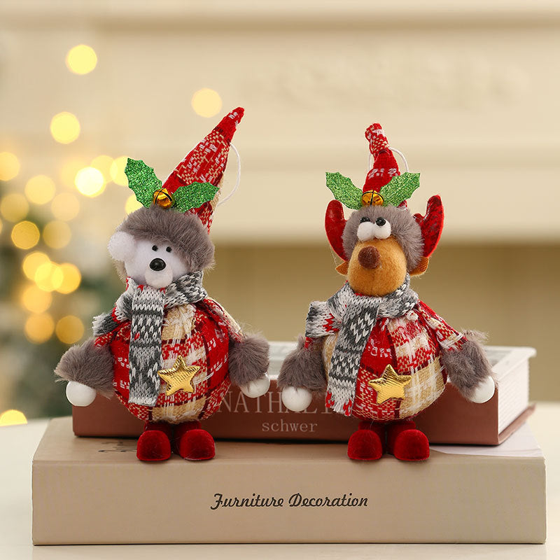 Plush Christmas Ornaments for Cozy Holiday Decorating