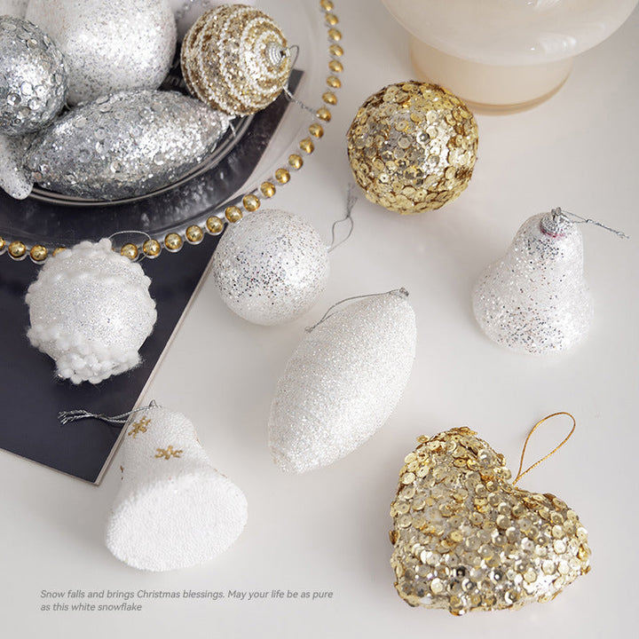 Christmas Ornament Set for Elegant Sparkling Displays