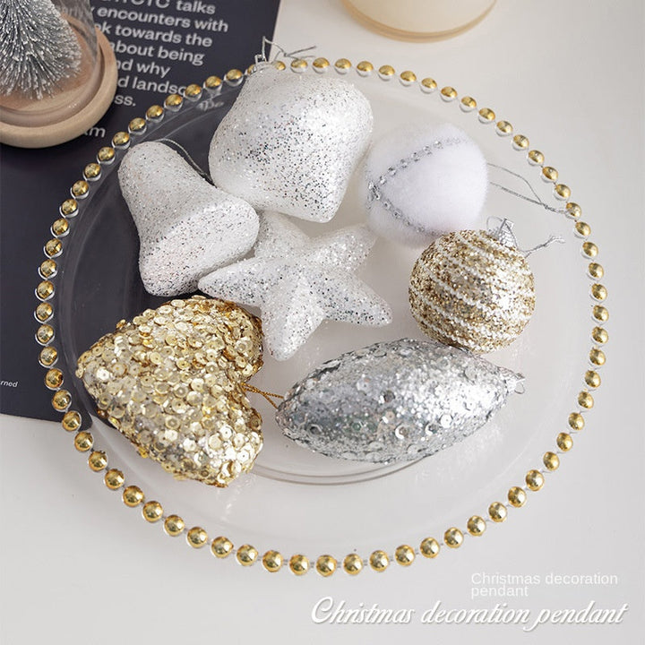 Christmas Ornament Set for Elegant Sparkling Displays