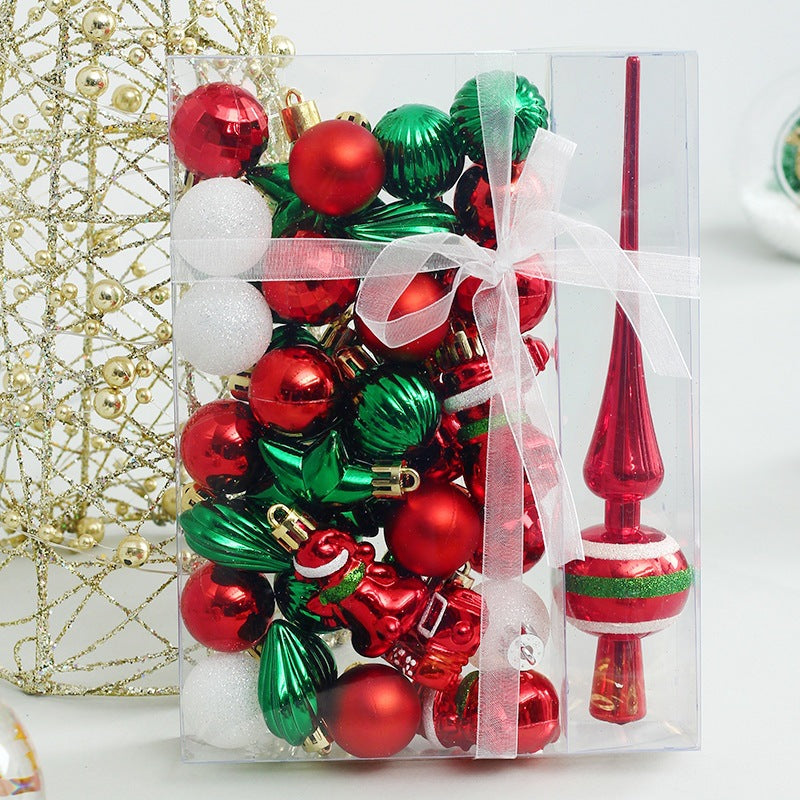 Christmas Tree Ornaments 34-Piece Coordinated Gift Set
