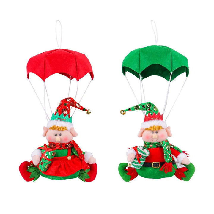 Christmas Parachute Elf Ornament for Playful Trees