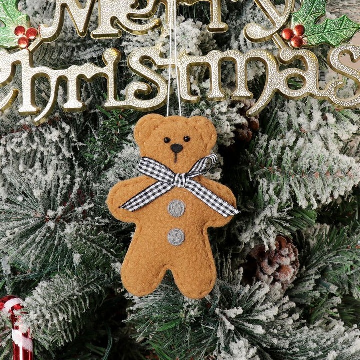 Gingerbread Bear Ornaments for Cozy Christmas Charm