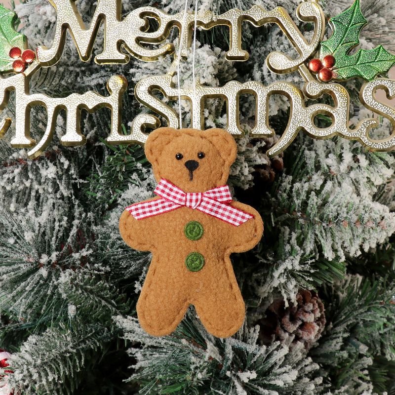 Gingerbread Bear Ornaments for Cozy Christmas Charm