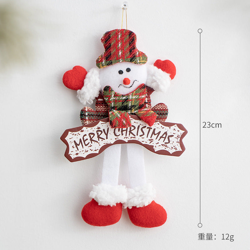 Plush Christmas Ornaments – 3-Piece Cheerful Decor