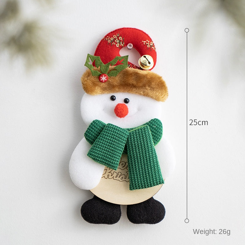 Plush Christmas Ornaments – 3-Piece Cheerful Decor