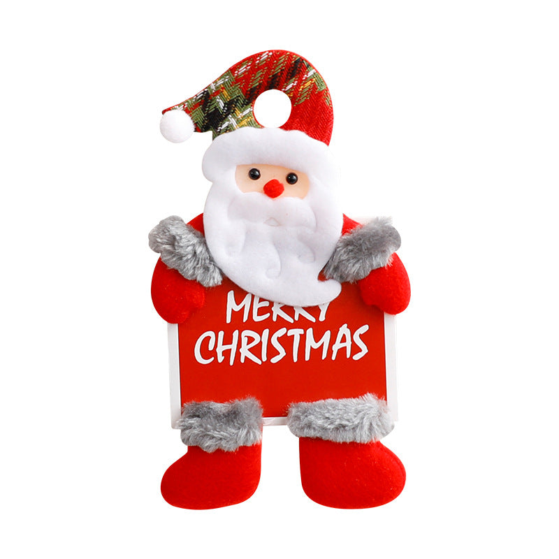 Plush Christmas Ornaments – 3-Piece Cheerful Decor