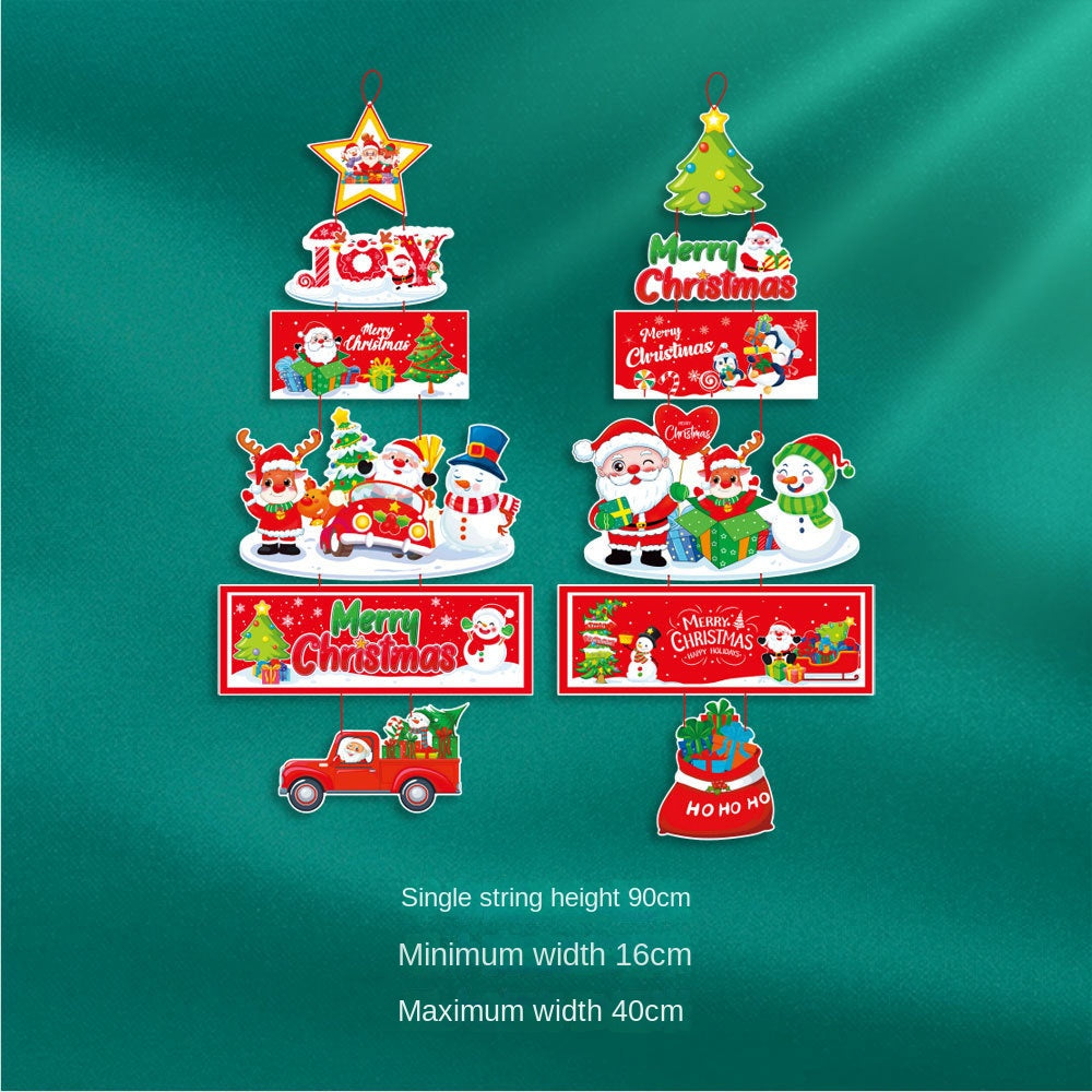 Christmas Door Decoration Set – Cheerful Entryway