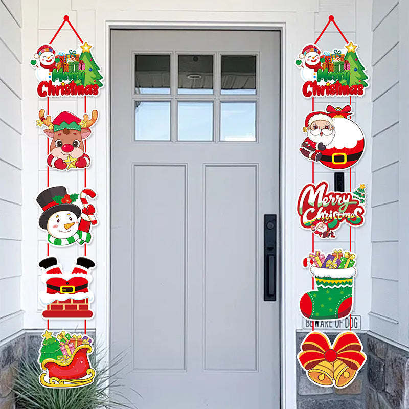 Christmas Door Decoration Set – Cheerful Entryway