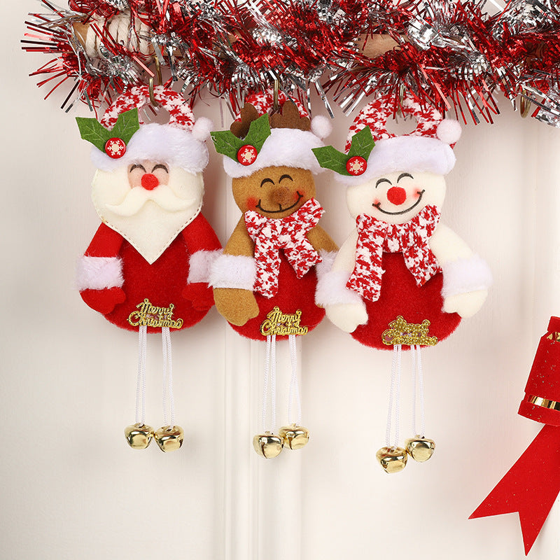 Christmas Pendant Accessories With Jingle Bell Cheer