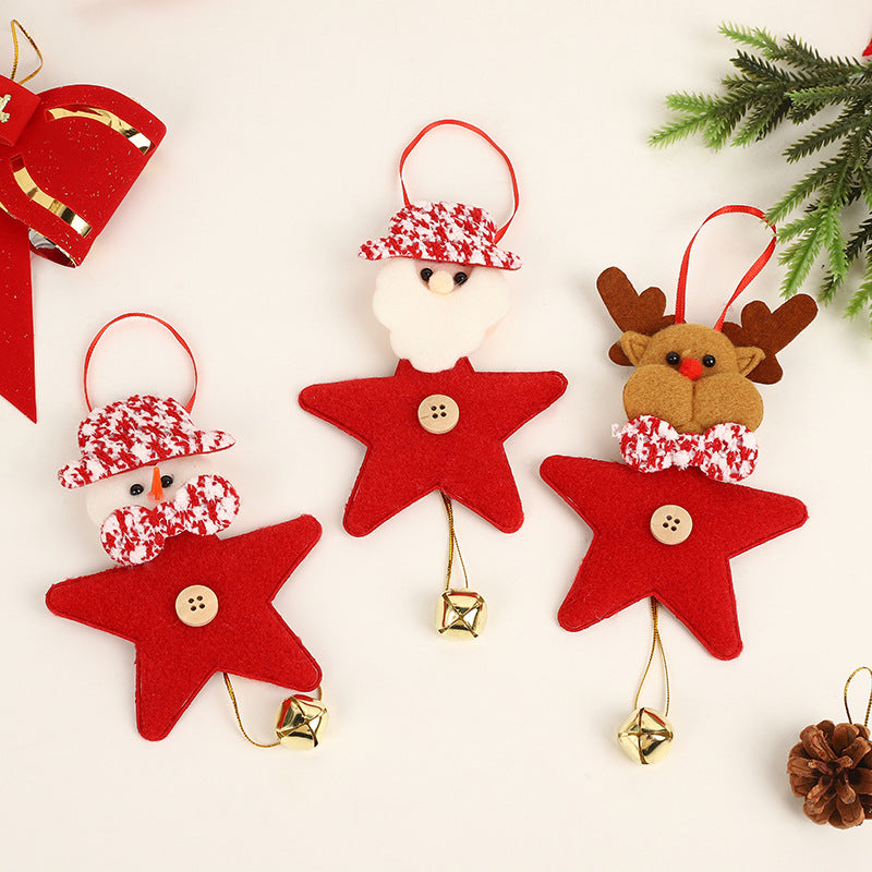 Christmas Tree Ornaments With Cheerful Jingle Bells