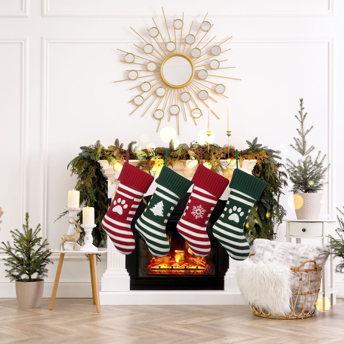 Christmas Pet Stocking Set for Festive Gift Giving