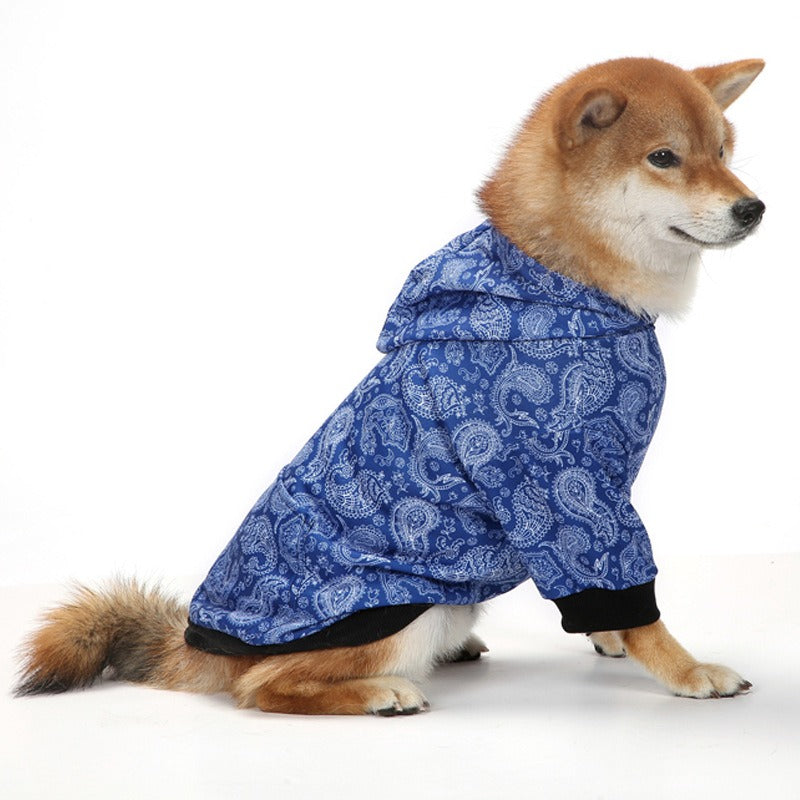 Christmas Plaid Dog Hoodie for Cozy Winter Walks and Photos