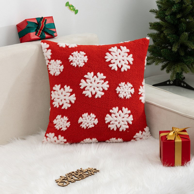 Christmas Velvet Pillow Cover for Cozy Holiday Decor