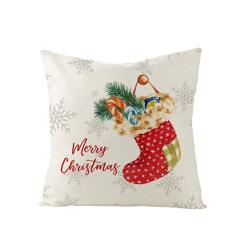 Christmas Pillow Covers for Sofa, Bed, and Car Decor