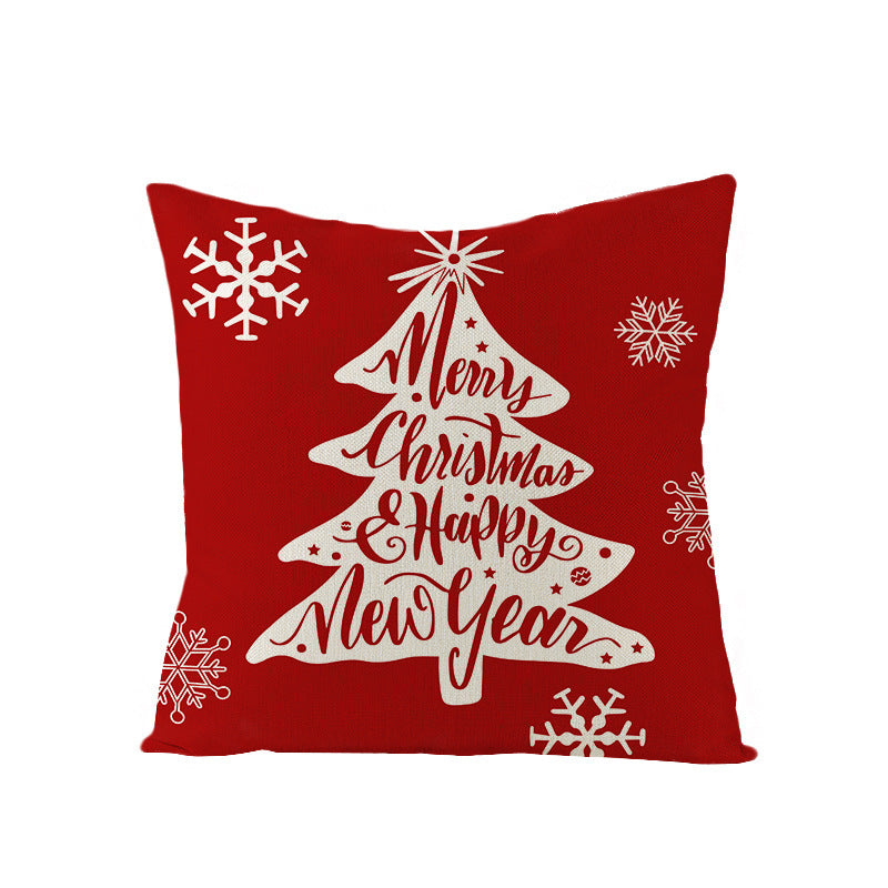 Christmas Pillow Covers for Sofa, Bed, and Car Decor