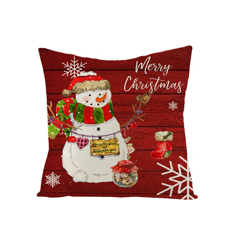 Christmas Pillow Covers for Sofa, Bed, and Car Decor