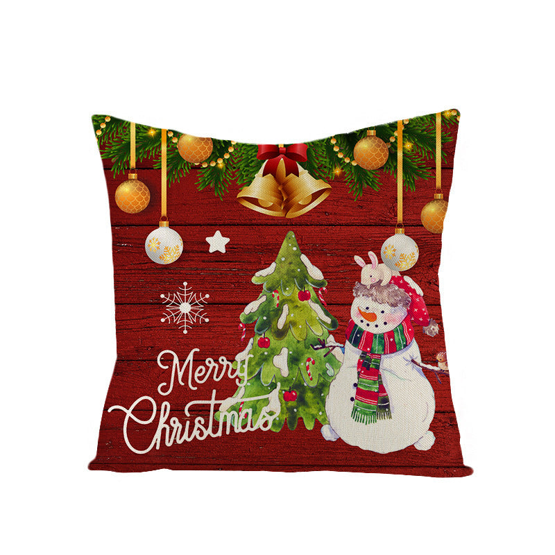 Christmas Pillow Covers for Sofa, Bed, and Car Decor