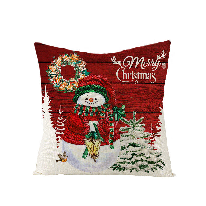Christmas Pillow Covers for Sofa, Bed, and Car Decor