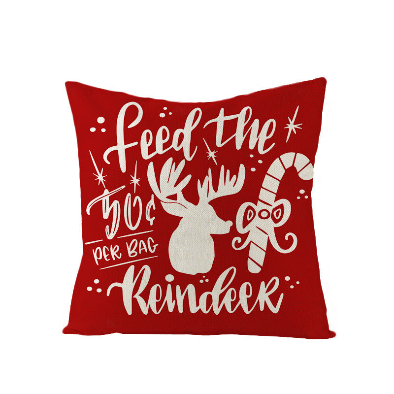 Christmas Pillow Covers for Sofa, Bed, and Car Decor