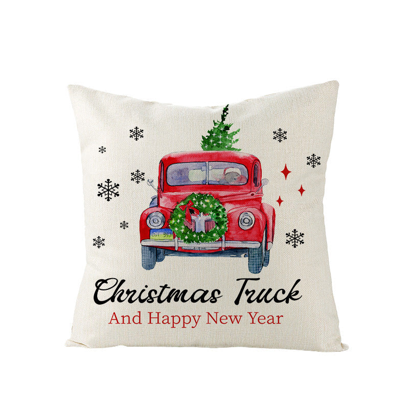 Christmas Pillow Covers for Sofa, Bed, and Car Decor