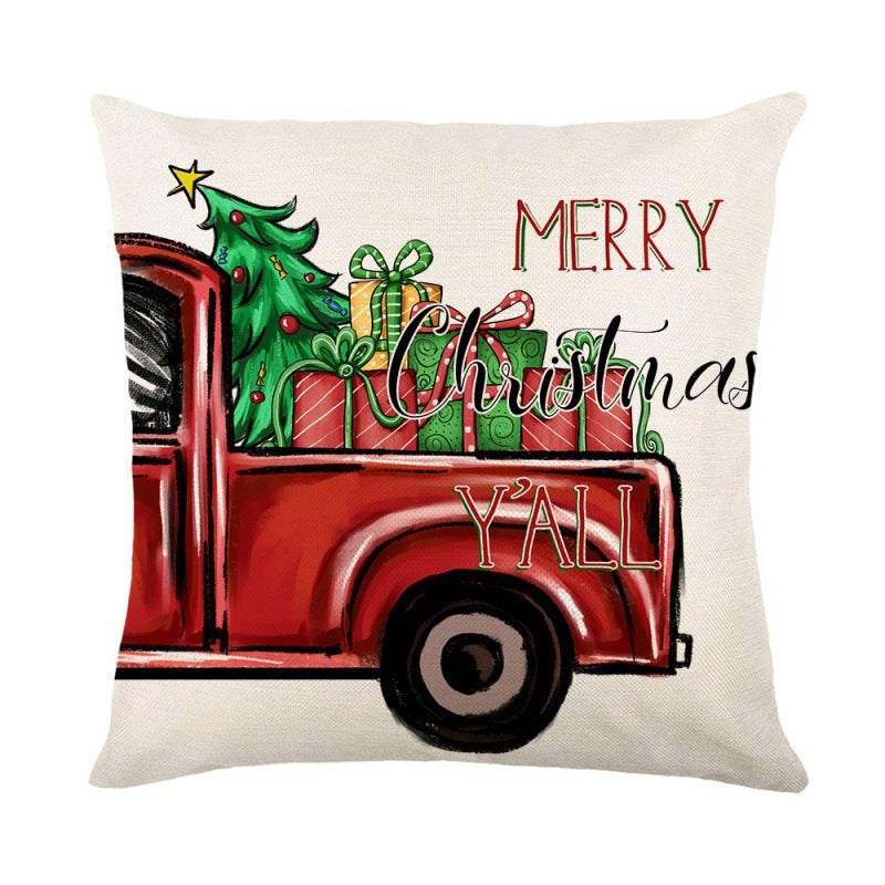 Christmas Pillow Covers Set of 4 for Festive Sofas