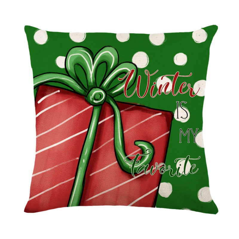 Christmas Pillow Covers Set of 4 for Festive Sofas