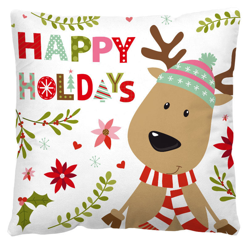 Christmas Pillow Cover | Festive Sofa Cushion Decor