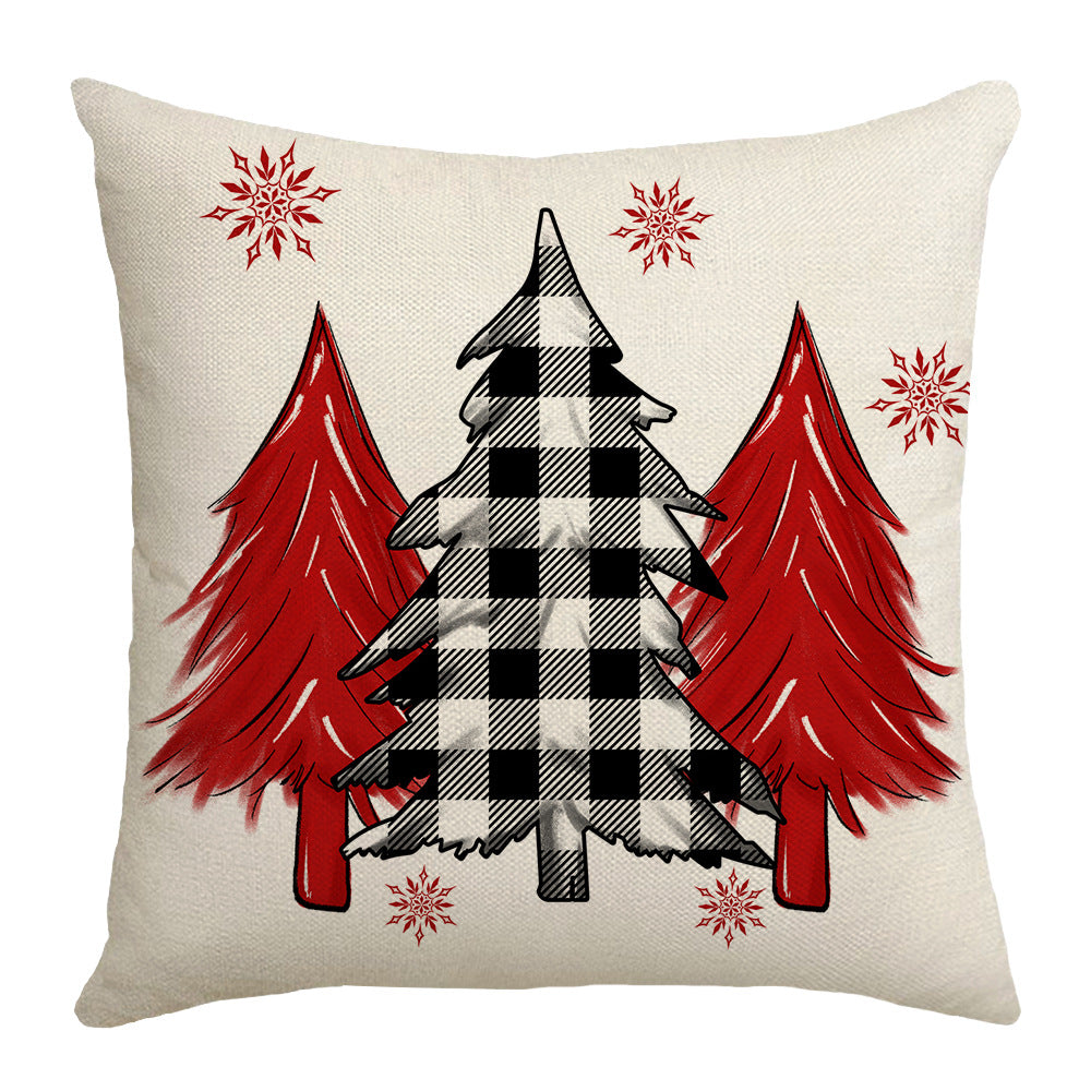 Christmas Pillow Set: 4-Piece Festive Holiday Decor